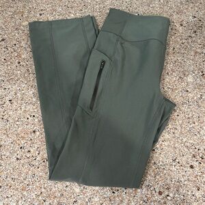 Eddie Bauer women’s traverse trail high rise straight leg pants green